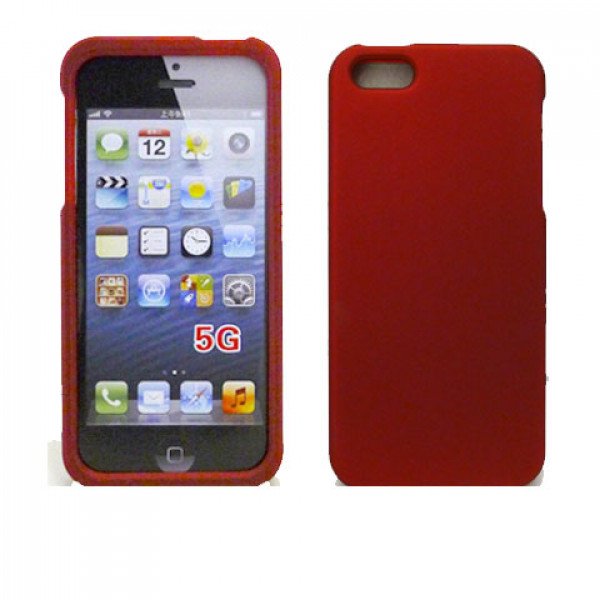 Wholesale iPhone 5S 5 Hard Protector Case (Red)
